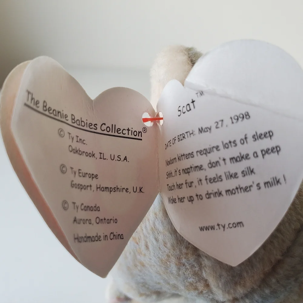 Original Beanie Baby | Scat the Cat